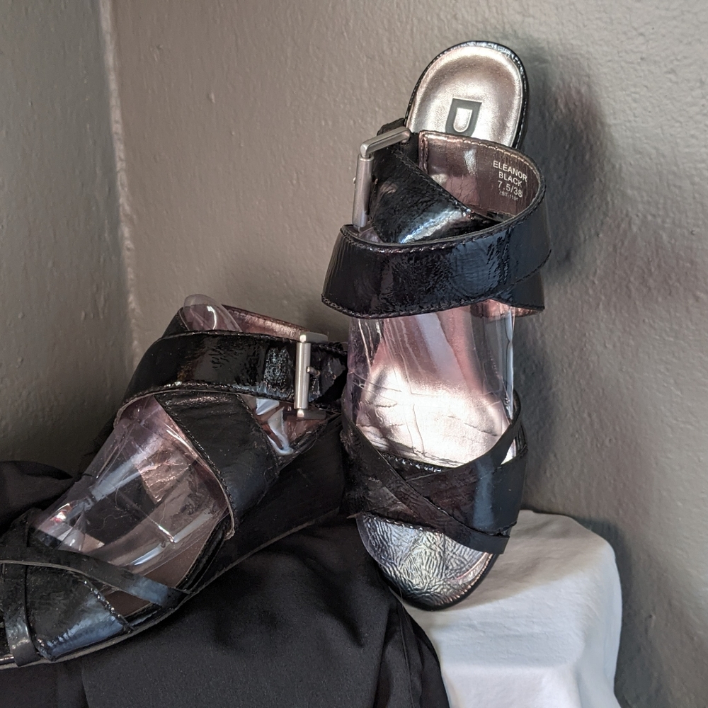 DKNYC Ankle Strap Sandals